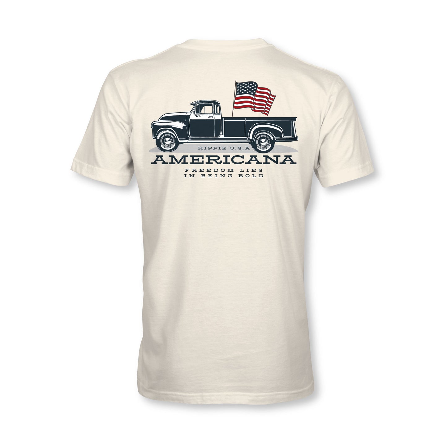 Americana Bold Freedom Tee - Vintage White