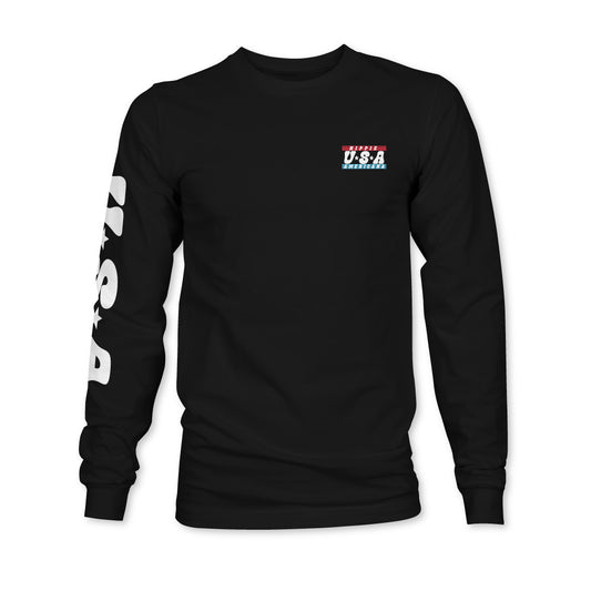 USA Americana Long Sleeve - Black