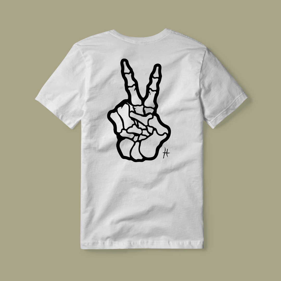 HIPPIE Peace Tee White T-Shirt - HIPPIE Official